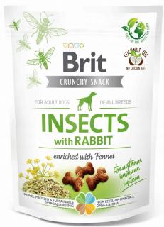 Brit Care Crunchy Snack Cracker Insect  Rabbit przysmak 200g