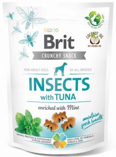 Brit Care Crunchy Snack Cracker Insect  Tuna przysmak 200g