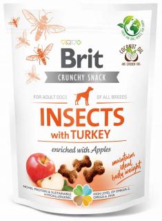 Brit Care Crunchy Snack Cracker Insect  Turkey przysmak 200g