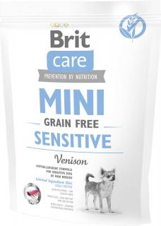 Brit Care Grain Free Pies MINI Sensitive Venison Sucha Karma z dziczyzną 400g