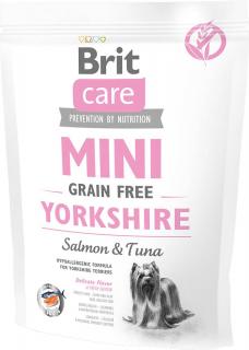 Brit Care Grain Free Pies MINI Yorkshire Salmon  Tuna Sucha Karma z łososiem i tuńczykiem 400g