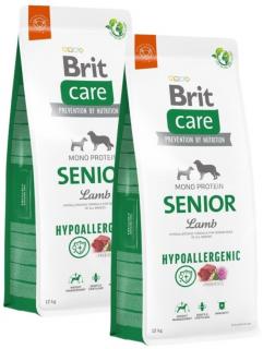 Brit Care Hypoallergenic Pies Senior Lamb Sucha Karma z jagnięciną 2x12kg DWU-PAK