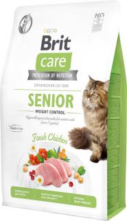 Brit Care Kot Grain Free Senior  Weight Control Sucha Karma 2kg