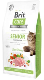 Brit Care Kot Grain Free Senior  Weight Control Sucha Karma 7kg [Data ważności: 17.02.2025]