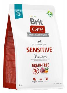 Brit Care Pies Grain-Free Sensitive Venison Sucha Karma z dziczyzną 3kg