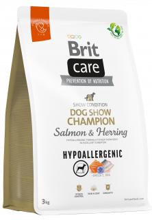 Brit Care Pies Hypoallergenic Dog Show Champion Salmon  Herring Sucha Karma z łososiem i śledziem 3kg