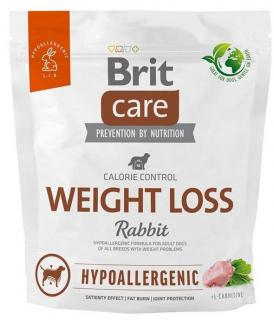 Brit Care Pies Hypoallergenic Weight Loss Rabbit Sucha Karma z królikiem 1kg