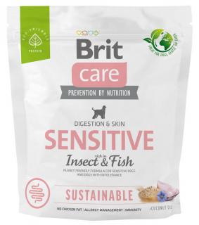 Brit Care Sustainable Sensitive Pies Adult Insect  Fish Sucha karma z owadami i rybą 1kg