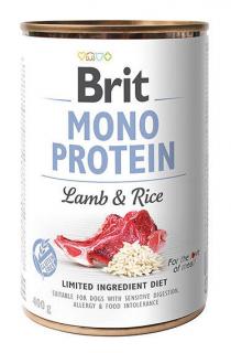 Brit Mono Protein Pies Lamb  Rice Mokra Karma z jagnięciną i ryżem 400g