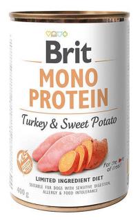 Brit Mono Protein Pies Turkey  Sweet potato Mokra karma z indykiem i batatami 400g