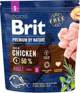Brit Premium by Nature Pies Small Adult Sucha Karma 1kg