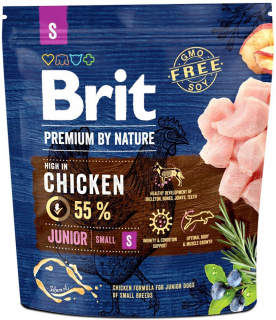 Brit Premium by Nature Pies Small Junior Sucha Karma 1kg