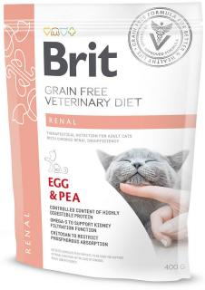 Brit Veterinary Diet Kot Renal EggPea Sucha Karma z jajami i groszkiem 400g