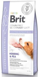 Brit Veterinary Diet Pies Gastrointestinal HerringPea Sucha Karma ze śledziem 12kg