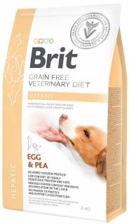 Brit Veterinary Diet Pies Hepatic EggPea Sucha Karma z jajami i groszkiem 2kg