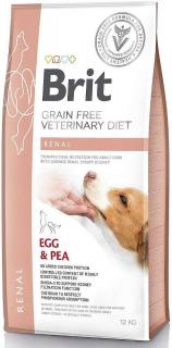 Brit Veterinary Diet Pies Renal EggPea Sucha Karma z jajami i groszkiem 12kg