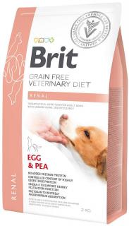 Brit Veterinary Diet Pies Renal EggPea Sucha Karma z jajami i groszkiem 2kg