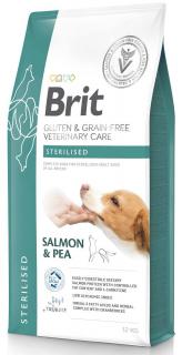 Brit Veterinary Diet Pies Sterilised SalmonPea Sucha Karma z łososiem 12kg