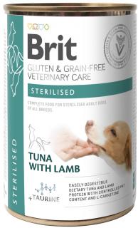 Brit Veterinary Diet Pies Sterilised TunaLamb Mokra Karma z tuńczykiem i jagnięciną 400g