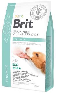 Brit Veterinary Diet Pies Struvite EggPea Sucha Karma z jajami i groszkiem 2kg