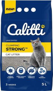Calitti Strong Żwirek bentonitowy Bezzapachowy poj. 5l