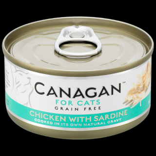 Canagan Kot Chicken with Sardine Mokra Karma z kurczakiem i sardynką dla kota 75g