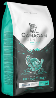 Canagan Kot Dental Free Run Turkey Sucha Karma z indykiem 1.5kg