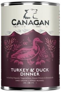 Canagan Pies Turkey  Duck Dinner Mokra Karma z indykiem i kaczką 400g