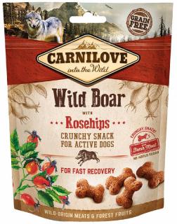 Carnilove Crunchy Wild Boar with rosehips przysmak 200g