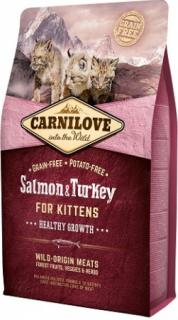 Carnilove Kot Grain Free Salmon  Turkey for Kitten Sucha Karma z łososiem i indykiem 2kg
