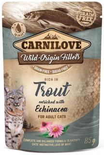 Carnilove Kot Trout  Echinacea Mokra karma z pstrągiem i jeżówką 85g