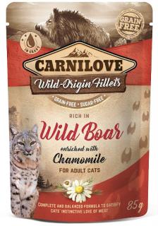 Carnilove Kot Wild Boar  Chamomile Mokra karma z dziczyzną i rumiankiem 85g