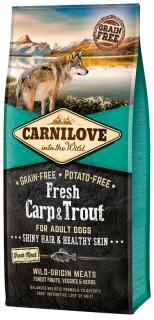Carnilove Pies Fresh Carp  Trout Sucha Karma z karpiem i pstrągiem 12kg