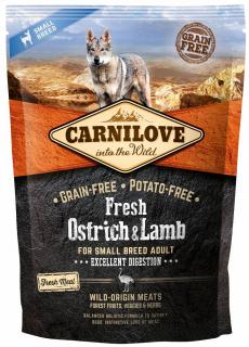 Carnilove Pies Fresh Ostrich  Lamb Small Breed Sucha Karma ze strusiem i jagnięciną 1.5kg