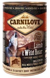 Carnilove Pies Lamb  Wild Boar Mokra Karma z jagnięciną i dzikiem 400g