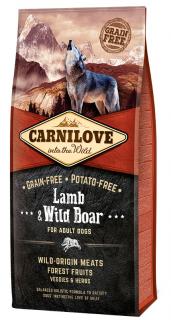 Carnilove Pies Lamb  Wild Boar Sucha Karma z jagnięciną i dzikiem 2x12kg DWU-PAK