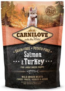 Carnilove Pies Salmon  Turkey Large Puppy Sucha Karma z łososiem 1.5kg WYPZEDAŻ