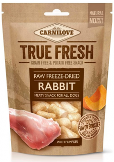 Carnilove Raw Freeze-Dried Rabbit  Pumpkin przysmak z królikiem i dynią 40g