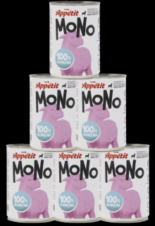 Comfy Appetit Mono Mokra Karma z jagnięciną dla psa 6x400g PAKIET