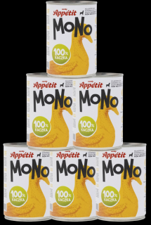 Comfy Appetit Mono Mokra Karma z kaczką dla psa 6x400g PAKIET