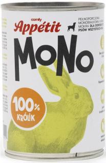 Comfy Appetit Mono Mokra Karma z królikiem dla psa 400g