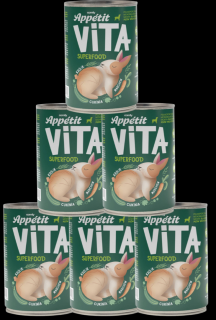 Comfy Appetit Vita Mokra Karma z królikiem dla psa 6x400g PAKIET