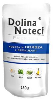 Dolina Noteci Premium Adult Mokra Karma z dorszem dla psa 150g