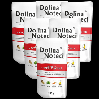 Dolina Noteci Premium Adult Mokra Karma z wołowiną dla psa 10x150g PAKIET