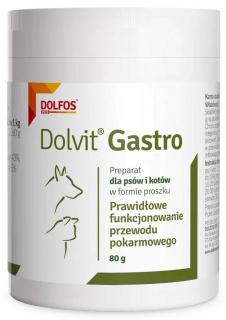 Dolvit Gastro Preparat na funkcjonowanie przewodu pokarmowego dla psa i kota 80g