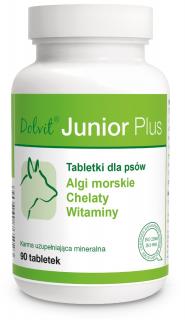 Dolvit Junior Plus suplement mineralno-witaminowy dla szczeniaka 90 tab.