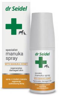 Dr Seidel  Manuka Spray preparat regenerujący skórę dla psa i kota 50ml