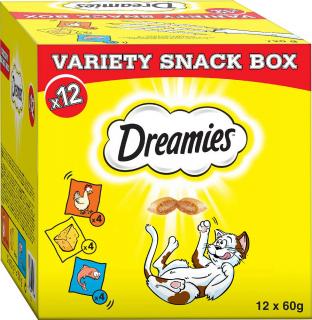 Dreamies Variety Snack Box Przysmaki Mix smaków 12x60g PAKIET