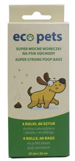 Eco Pets Woreczki na ekskrementy 60szt (4x15szt.)