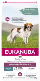 Eukanuba Daily Care Pies Adult Mono-Protein Sucha Karma z kaczką 12kg